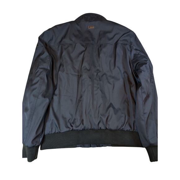 CALVIN KLEIN Men's M Navy Blue Bomber Flight Softshell Ripstop Jacket - Picture 2 of 9